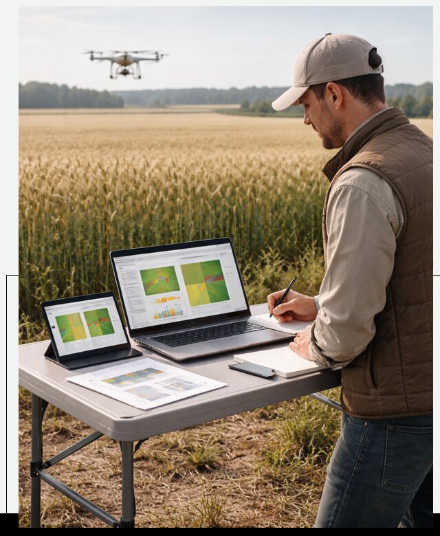 Система AI прогнозирования урожайности для точных агрономий в Карасуке