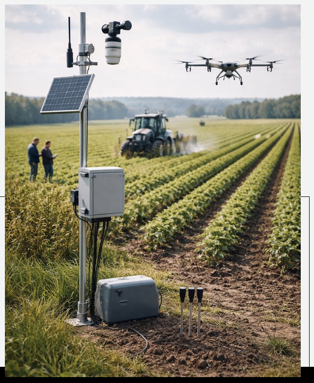 Разработка IoT мониторинга полей в Карасуке от 8633 р. | АвикейКск